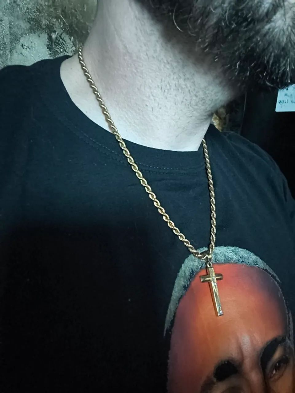 Corrente e pulseira folheada a ouro  - Foto 3