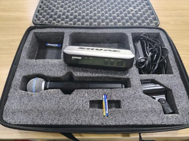 MICROFONE SEM FIO SHURE BETA 58A BLX4