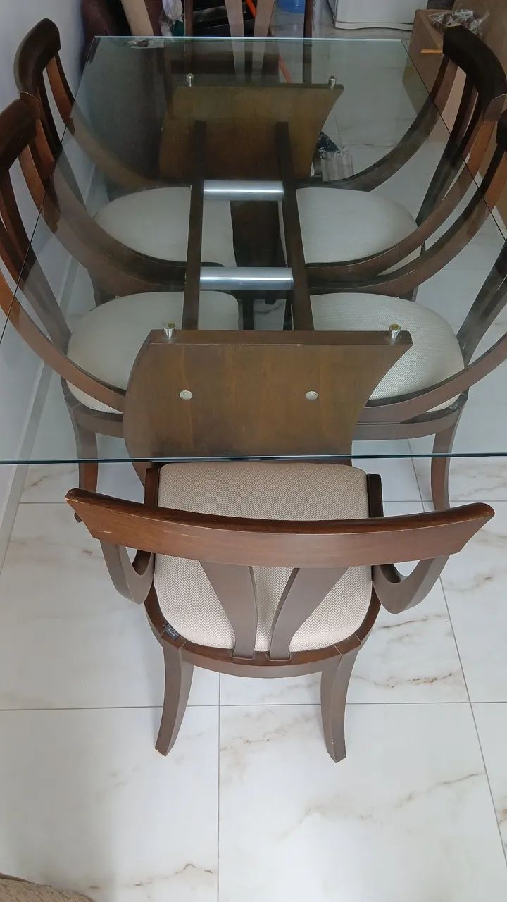 Mesa com Seis Cadeiras da JACAR  - Foto 2
