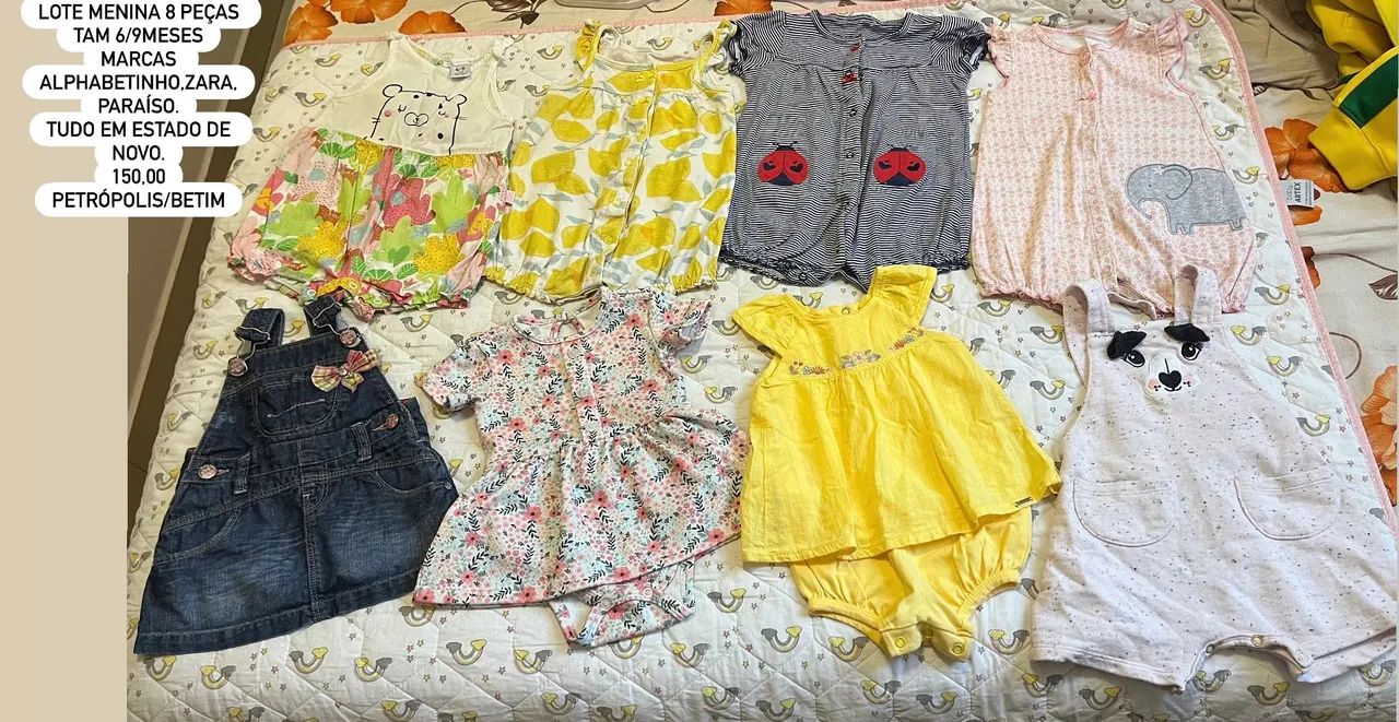 Lotinho de roupas de marca 