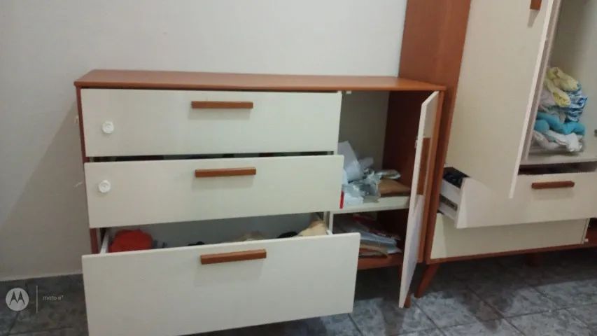 Jogo da Quarto infantil(Cômoda/Guarda Roupa) - Foto 5
