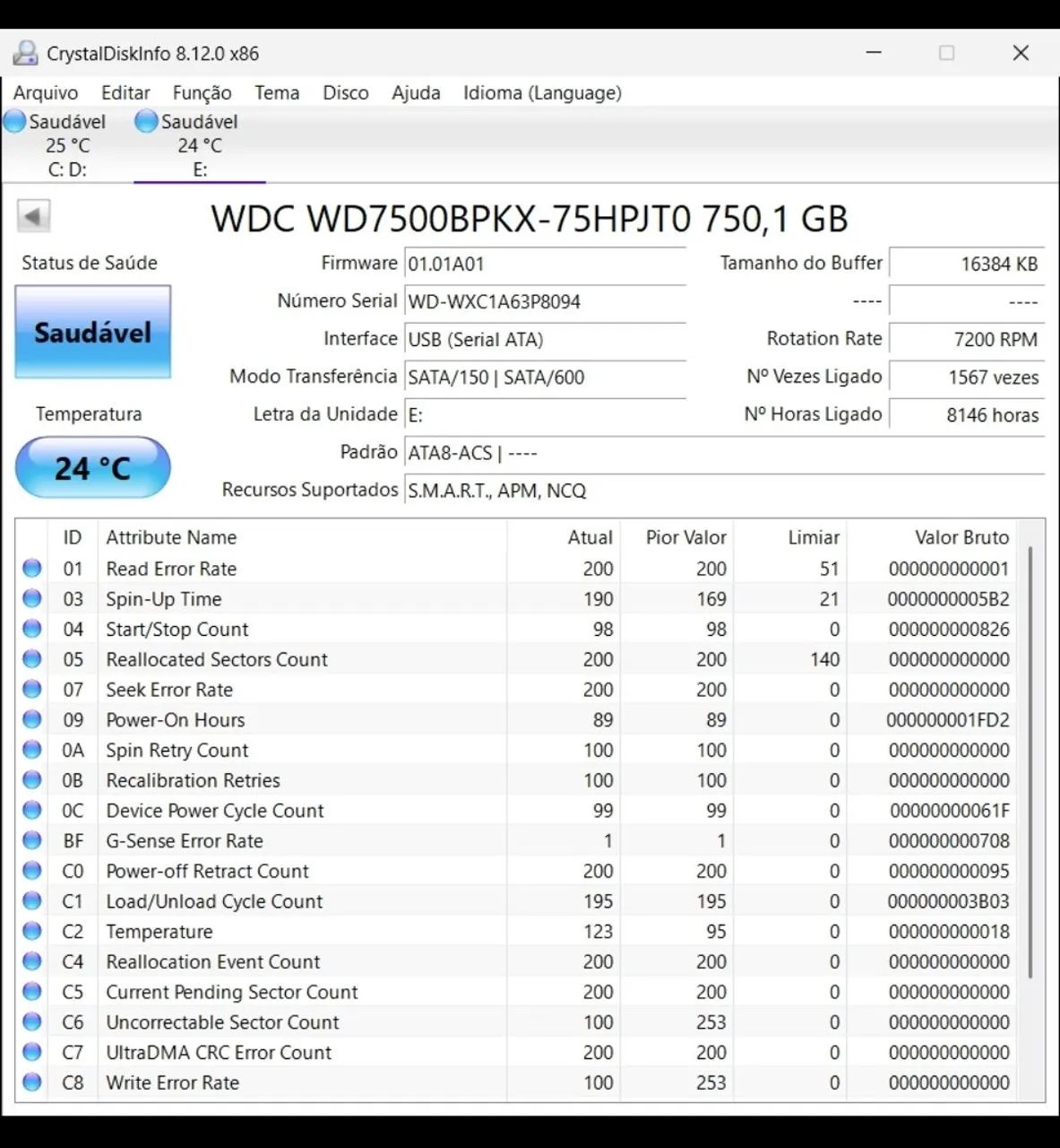 HD  2,5 NOTE 750GB 7200RPM  - Foto 3