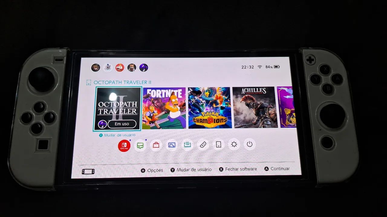 Nintendo Switch Oled com acessórios - Foto 2