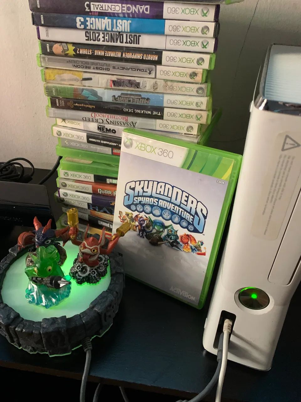 Xbox 360 slim branco (bloqueado) - Foto 4