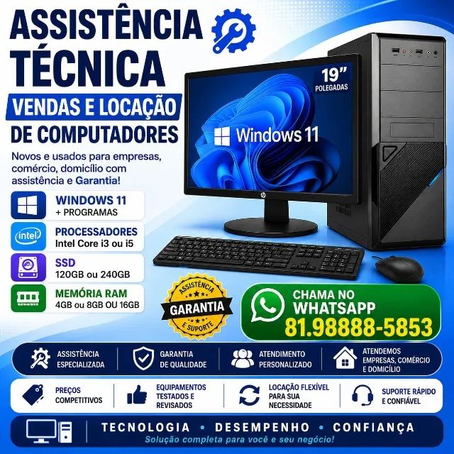 Formatação e manutenção de computadores e Notebook em domicilio - Foto 3