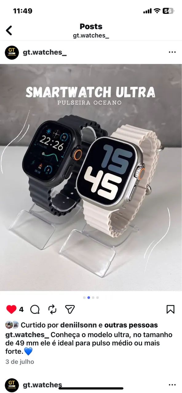 Smartwatch Ultra Plus 