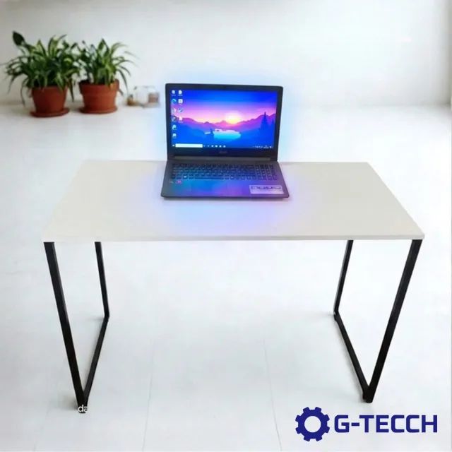 Mesa Industrial 1m NOVA Escrivaninha Multiuso para Notebook Computado de Escritório Estudo - Foto 2