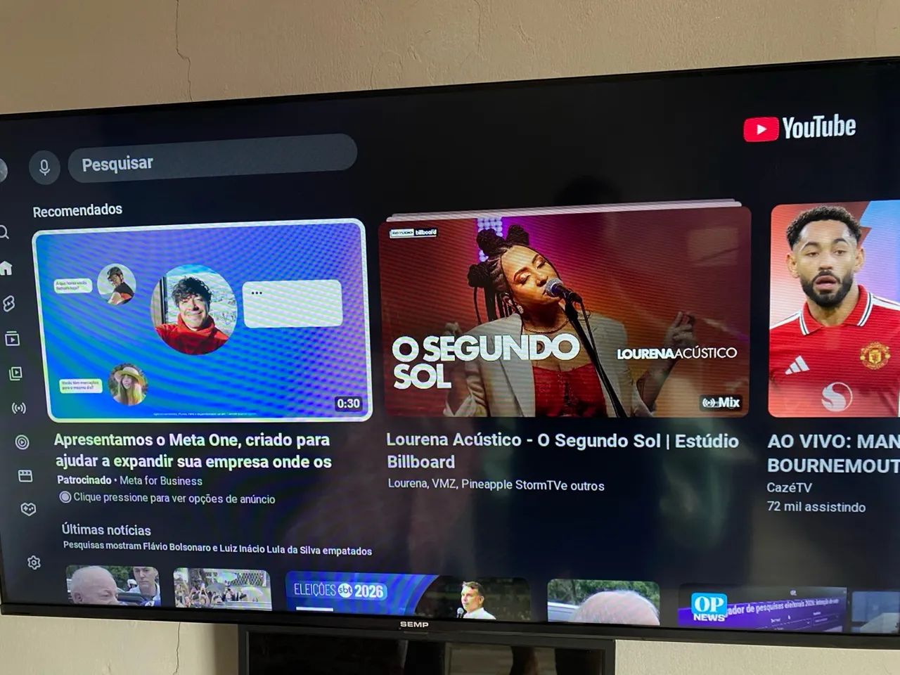 Smart Tv Semp 43 Polegadas Led Full Hd S42 Wifi Bluetooth  - Foto 5