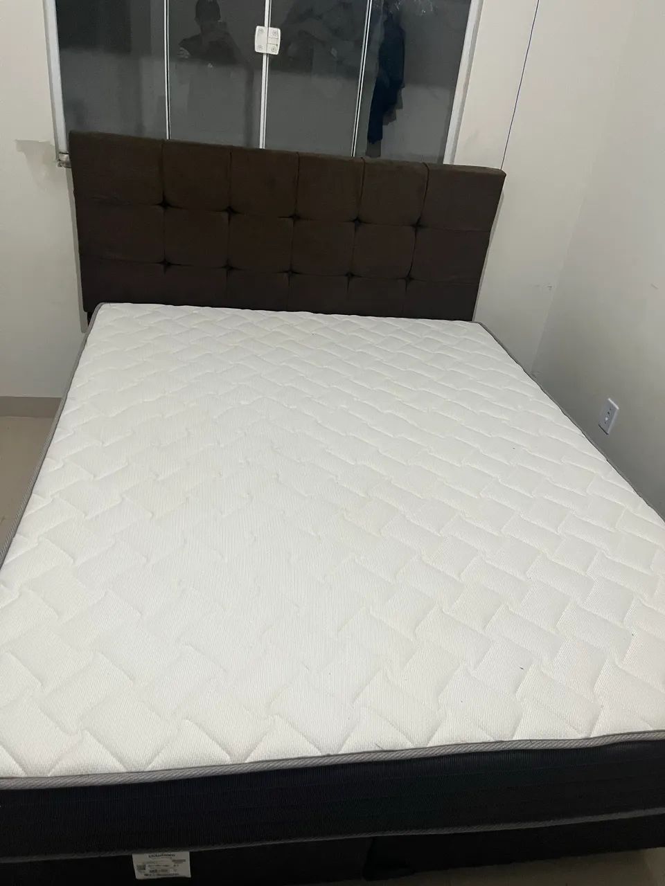 Cama box ortobom + cabeceira 