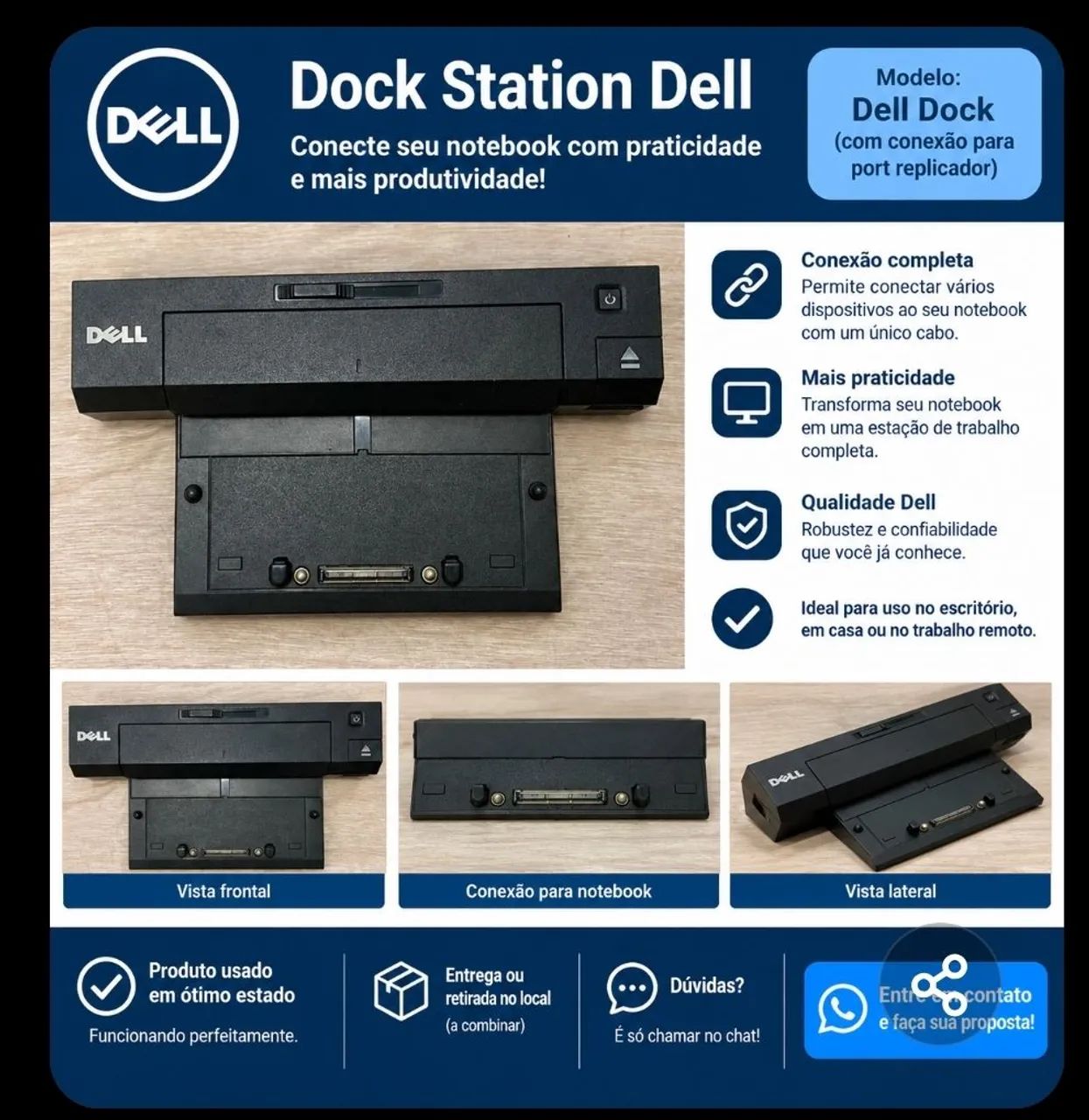 VENDO DOCK STATION DELL - USADA