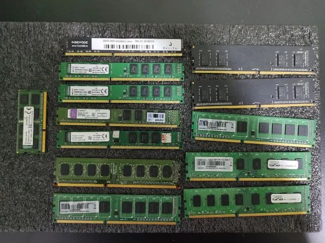 DDR5.DDR3.DDR2 メモリまとめて Memórias DDR2, DDR3, DDR4 e DDR5 Kingston, Adata, Smart e outras