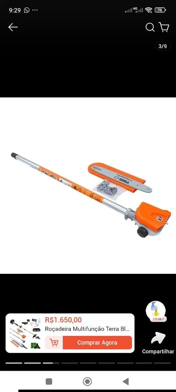 Máquina roçadeira multifunçõ  - Foto 4