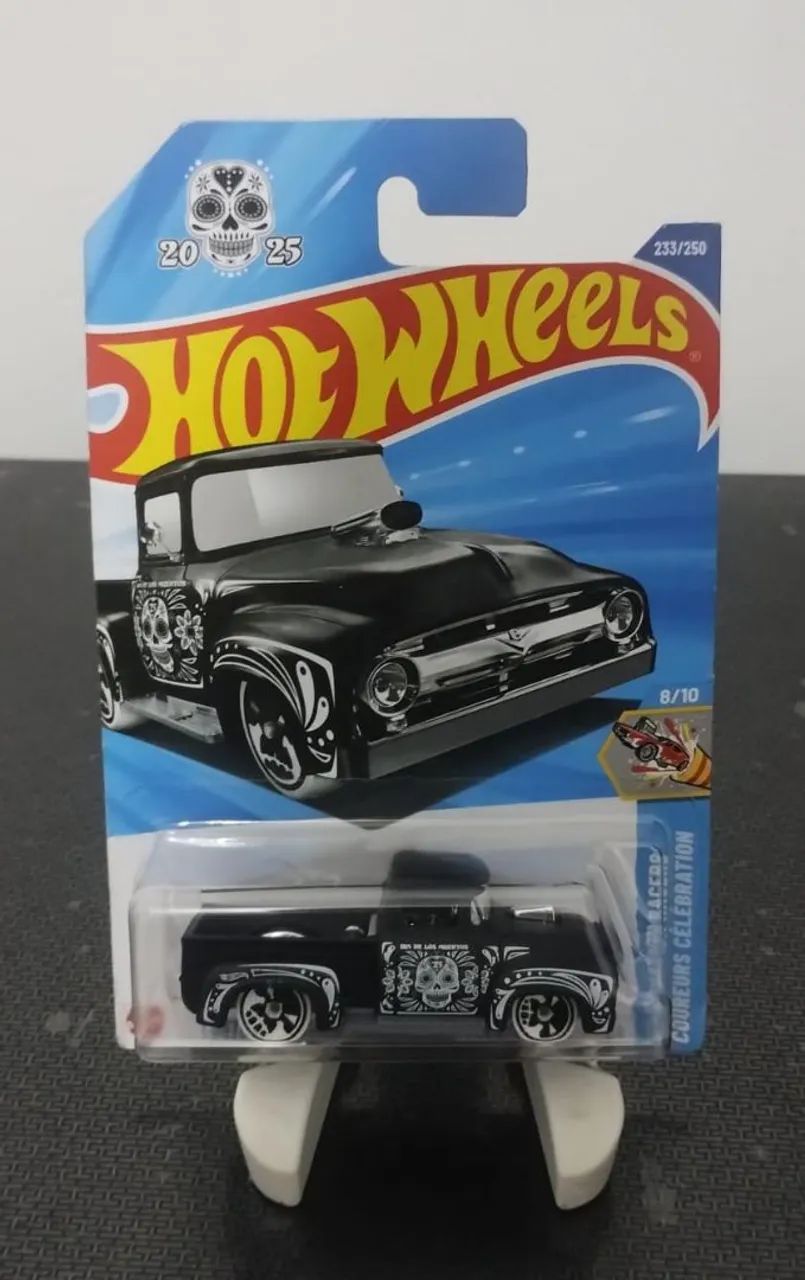 Hot wheels ford f100 do dia dos mortos