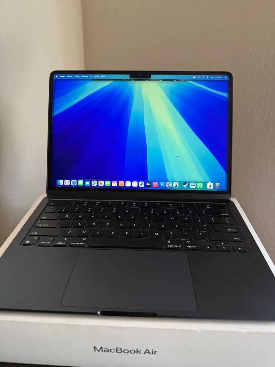 MacBook Air M3 8gb 256GB midnight - Foto 4
