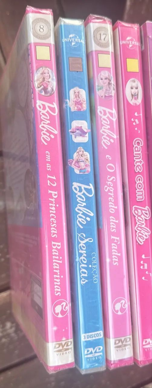 DVDs Barbie originais lacrados 