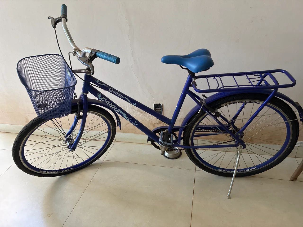 Bicicleta garupa/ cestinha