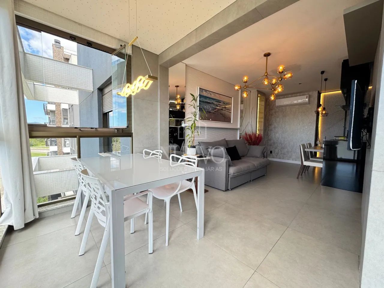 Apartamento mobiliado com 2 suítes para locação anual em Jurerê - Florianópolis. - Foto 3