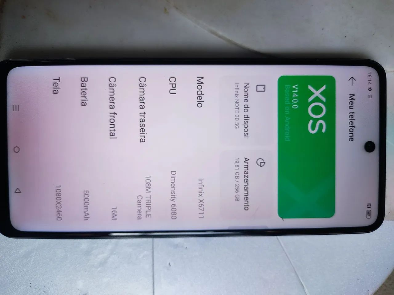 Infinix 30 5g 8ram e 256gb - Foto 3