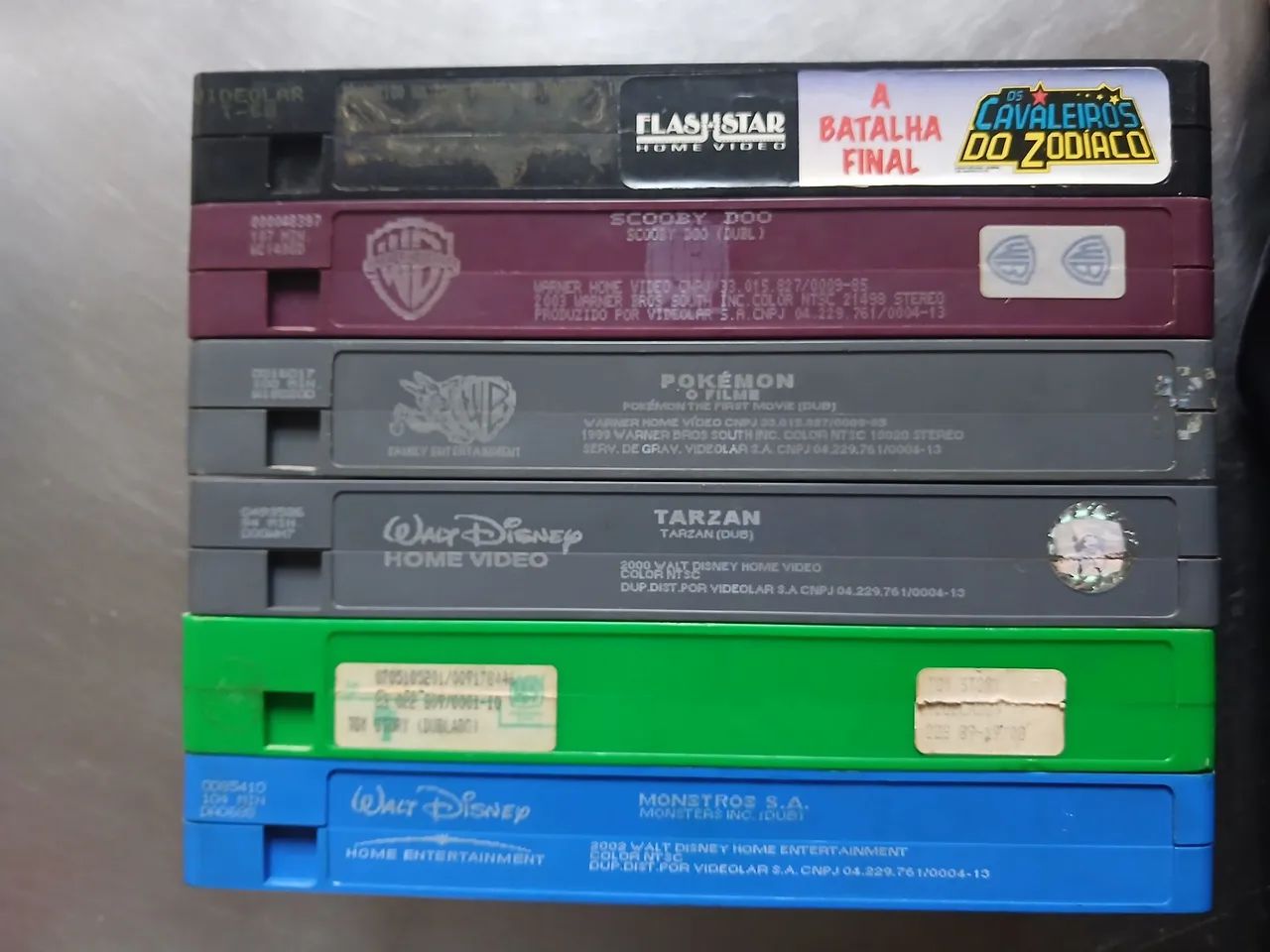 FITAS VHS ORIGINAIS 