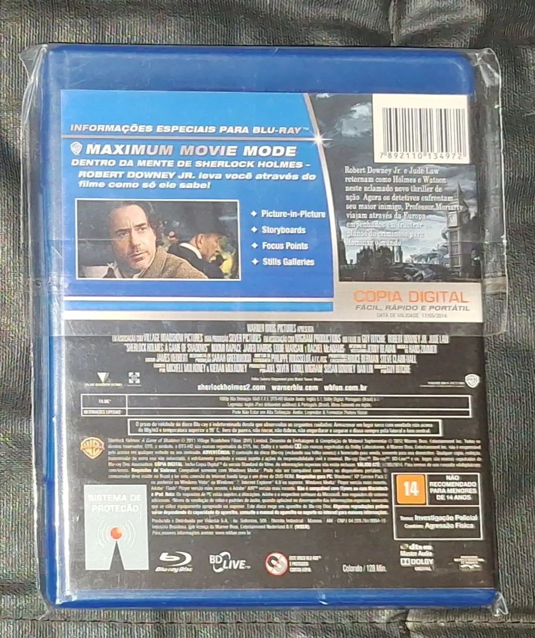 Sherlock Holmes - O Jogo de Sombras Blu-ray  - Foto 2