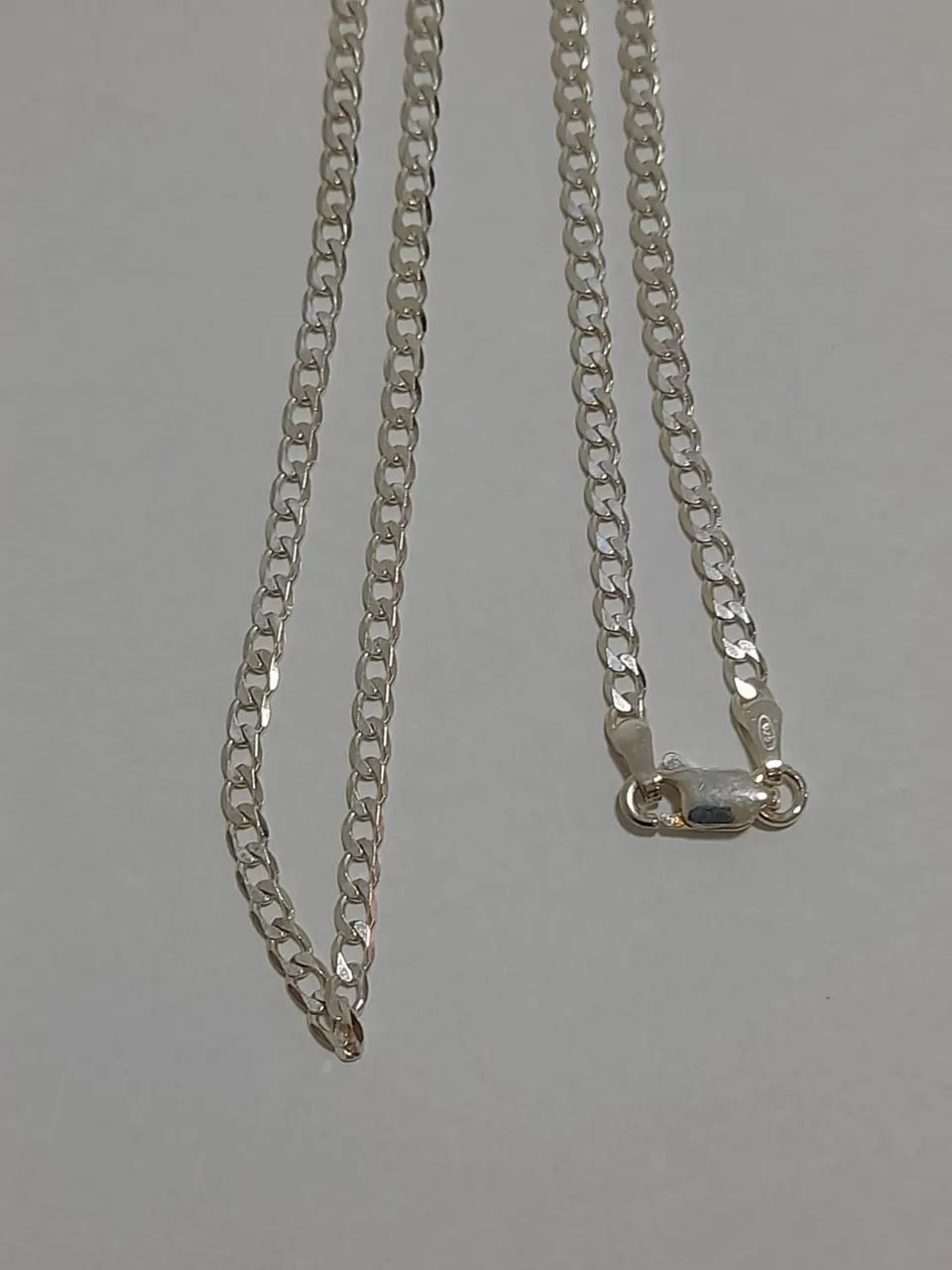 Cordão prata 70cm com 13 gramas