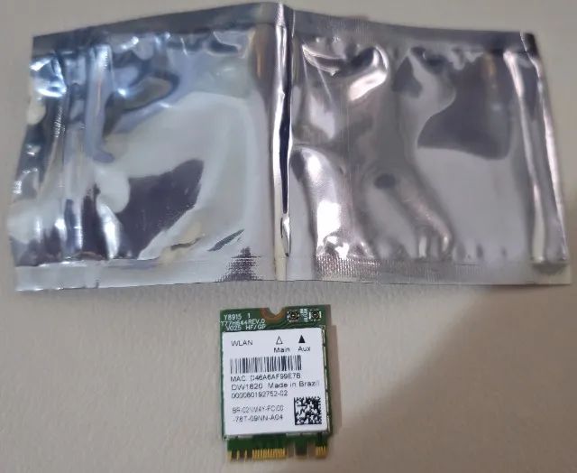 Placa Wifi Dual Band Dw1820 2.4 E 5 Ghz 867mbps + Bluetooth - Foto 5