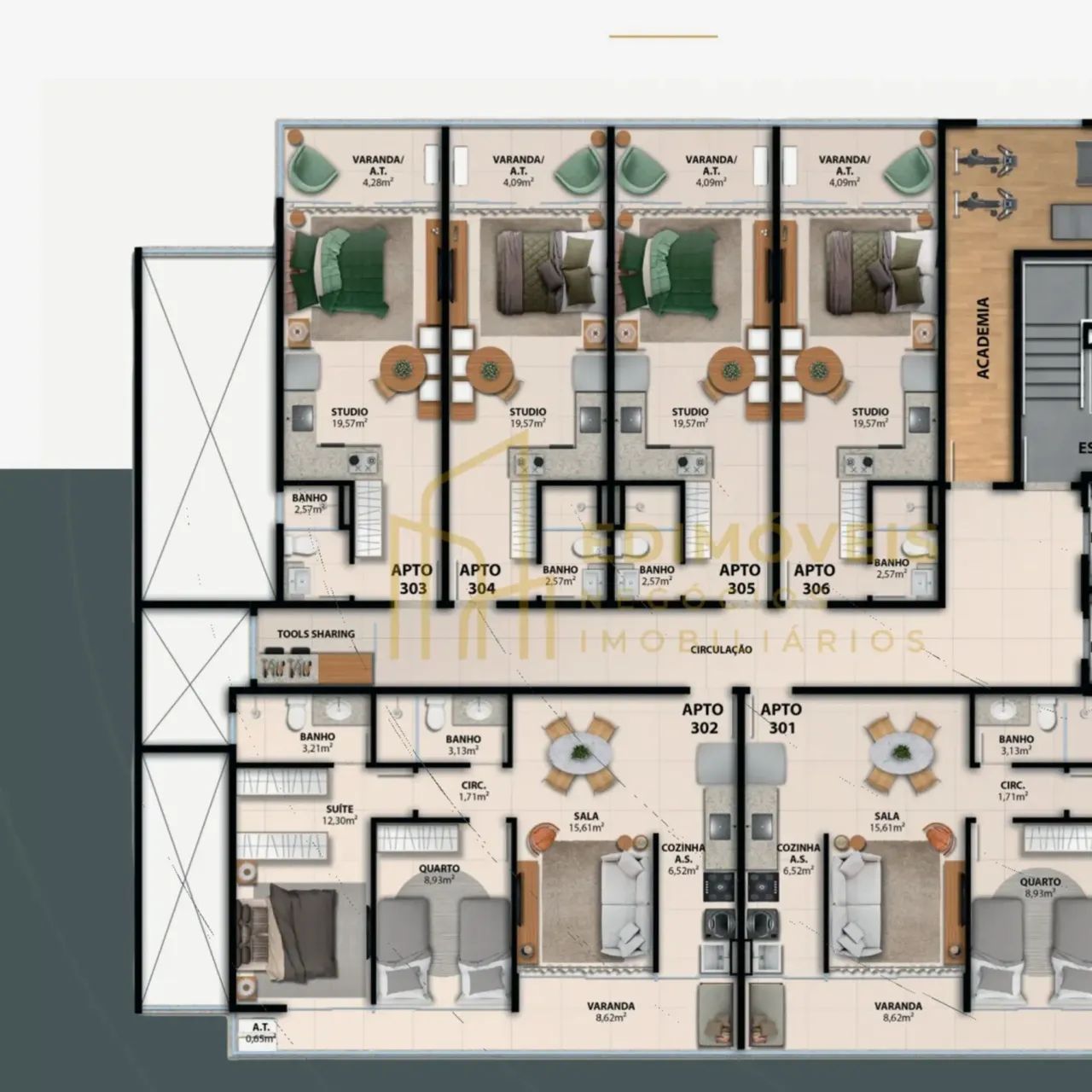 Transforme seu Investimento em Renda: Studio no Jardim Camburi! - Foto 4