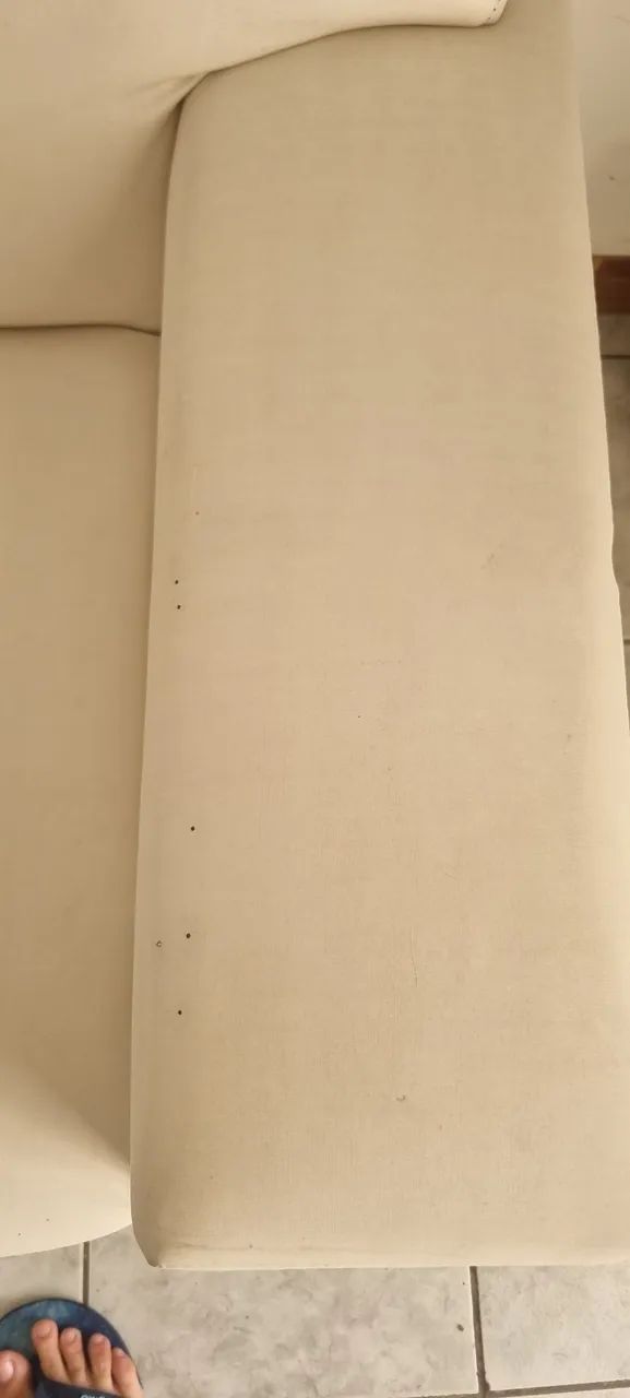 Sofa branco 2 lugares - Foto 3
