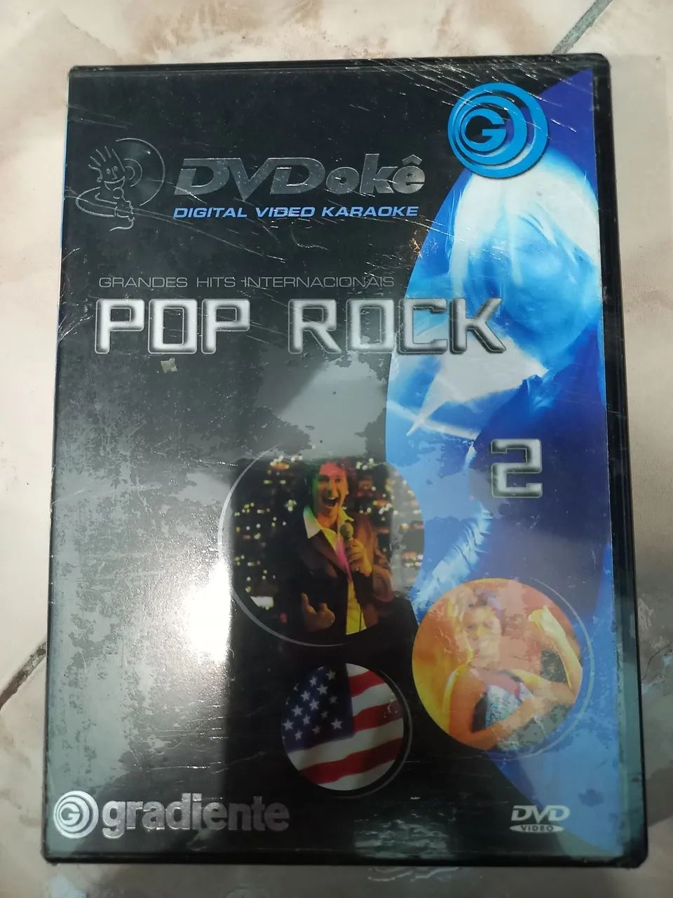 Lote 2 Mídias de Karaokê - DVDokê Gradiente Pop Rock 2 + VCD Axé 1 - Foto 2