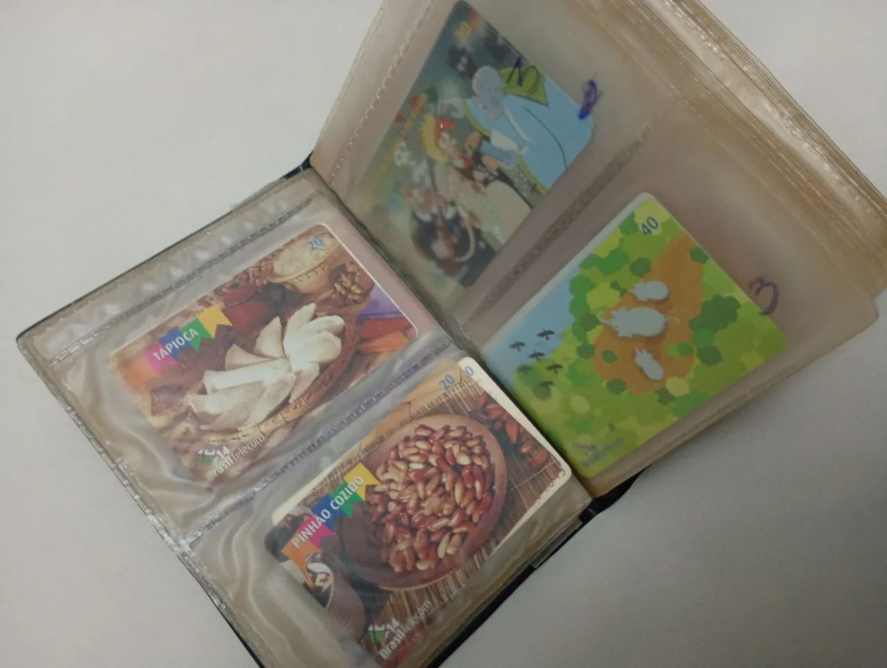 Cartão telefônico antigo 