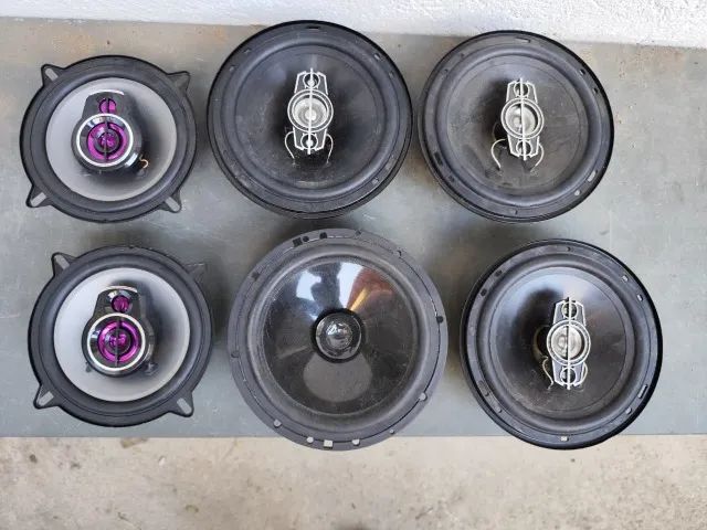 Kit de Alto Falantes de 5 e 6 Polegadas, 50w e 60w