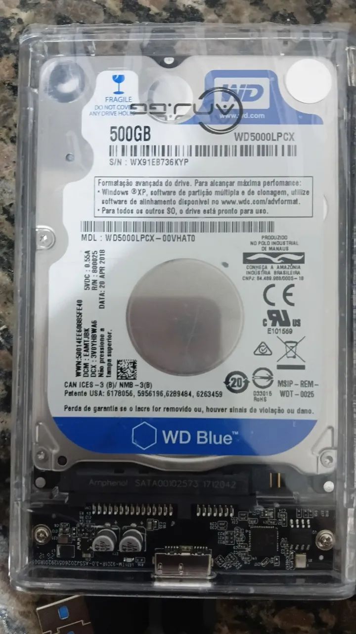 HD Externo 500GB