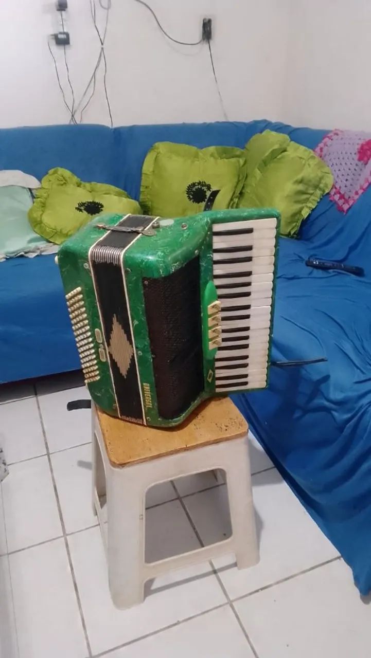 Sanfona usada em bom estado. - Foto 5