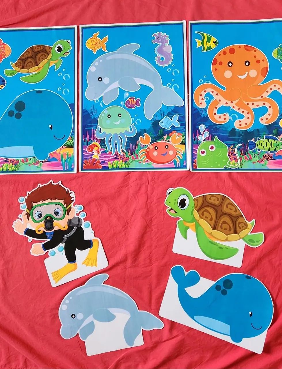 Kit decoração Fundo do Mar  - Foto 5