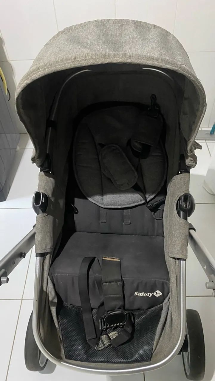 Carrinho Moisés + bebê conforto safety 1st - Foto 4