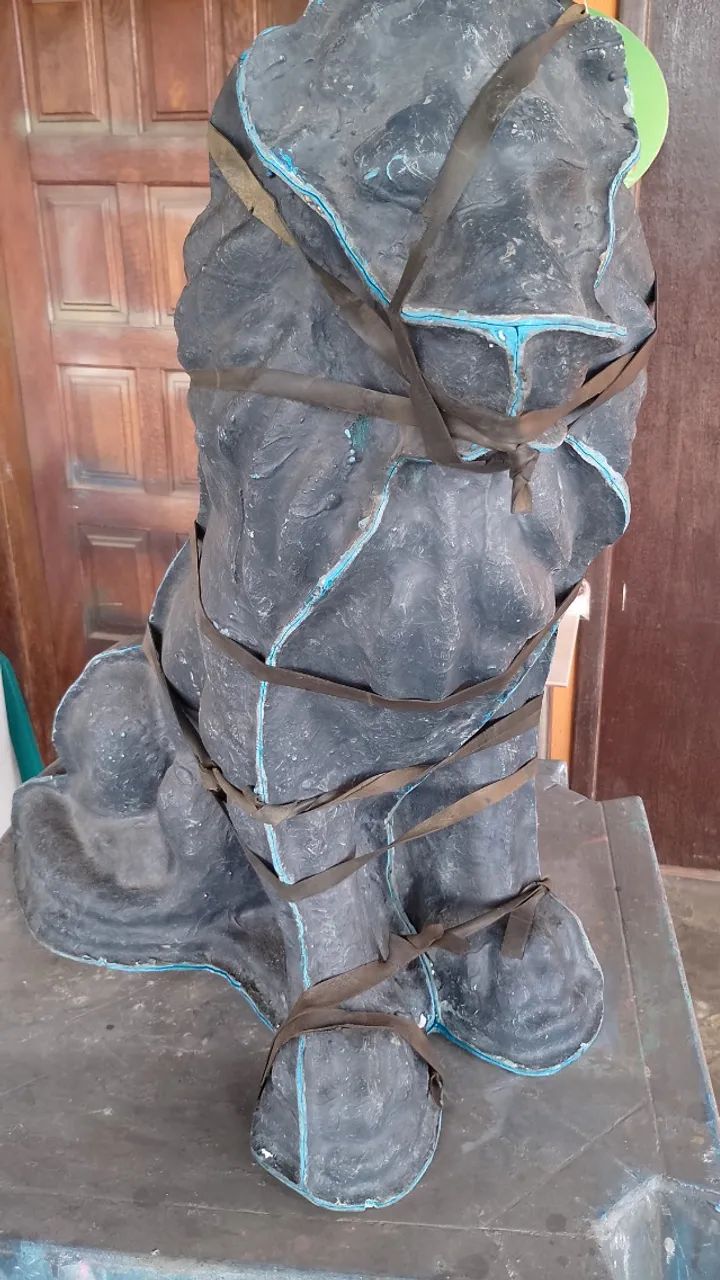 Fôrma molde de leão grande de gesso - Foto 2