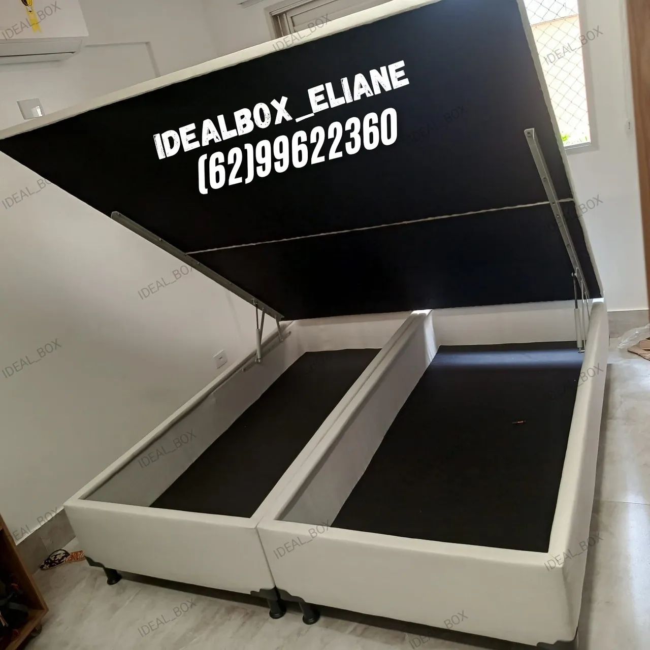 Box baú super king 193×203 - baú chapado - Foto 3