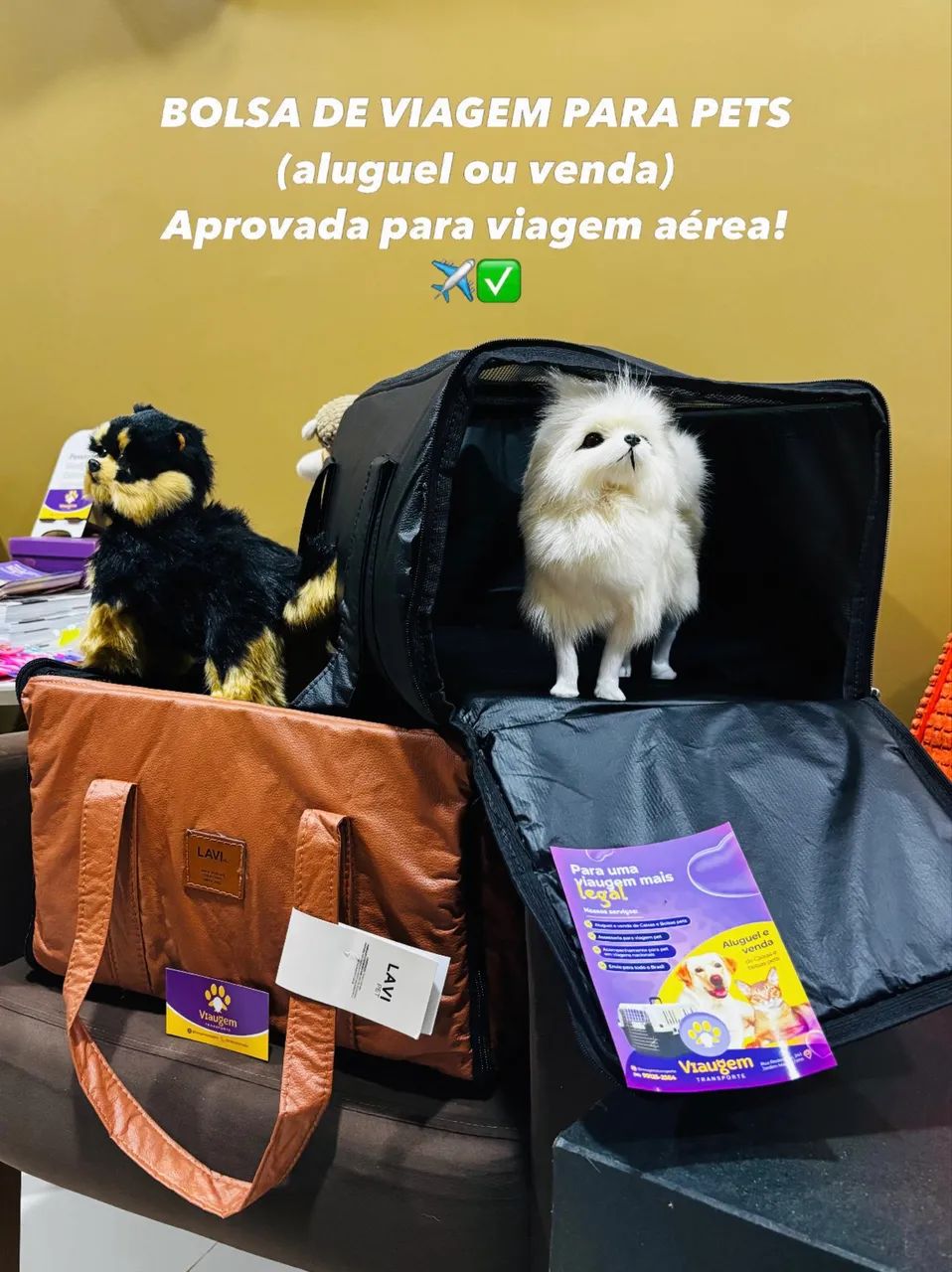 Bolsa de Transporte para Pets (Viagem)