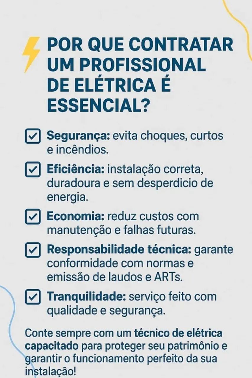 Eletricista, Residencial e predial INSTALAÇÕES COMPLETAS E SIMPLES . Wpp  * - Foto 5