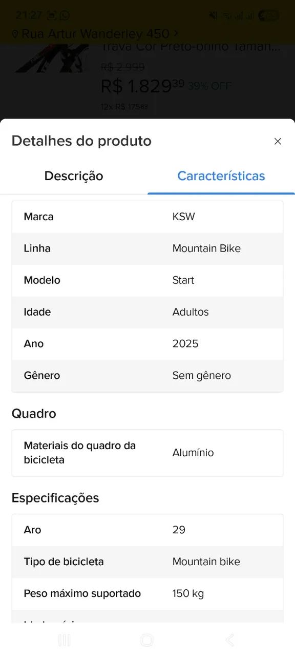 Bicicleta Aro 29 - Foto 5
