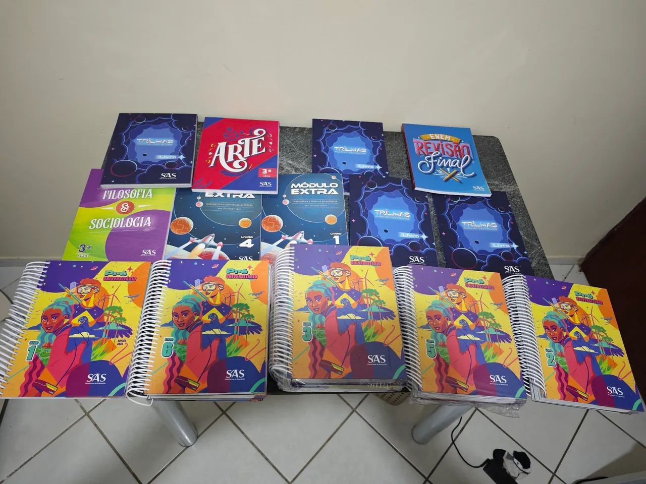 Coleção SAS Pré-Universitário - Completa - NOVA/Lacrada - ENEM e Vestibulares
