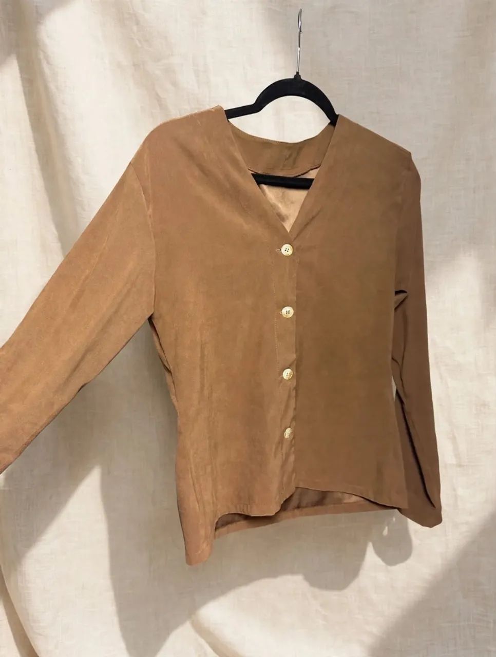 Camisa Marrom M 