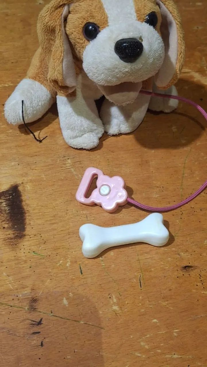 Boneca com cachorrinho de pelúcia  - Foto 5