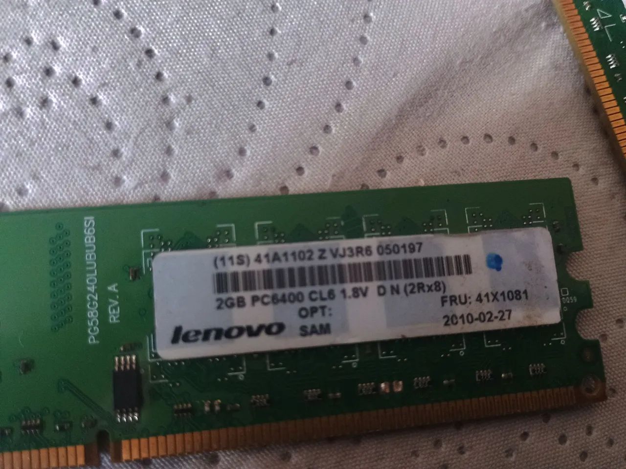 Vendo lote de memória ddr 2