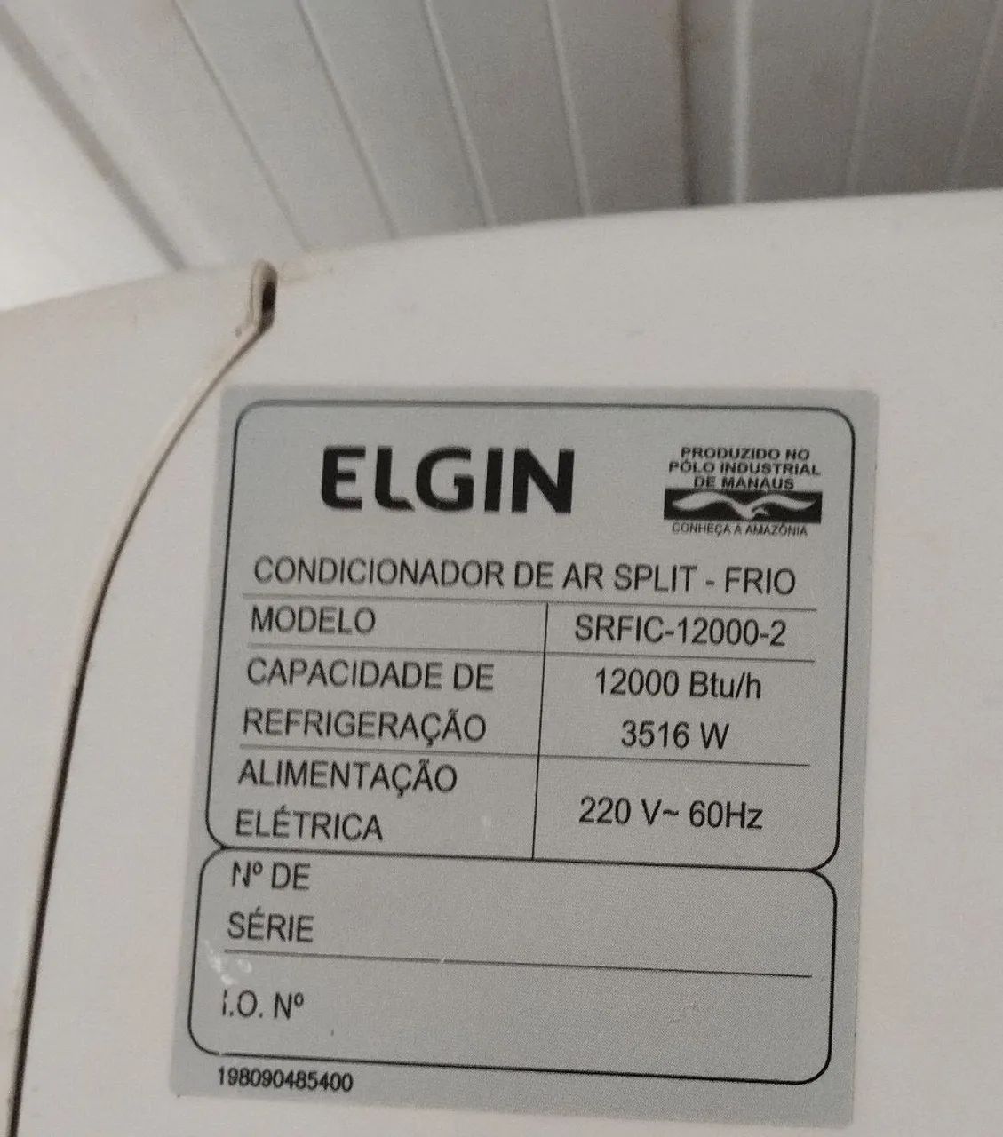 Central de ar Elgin 12 btus - Foto 2