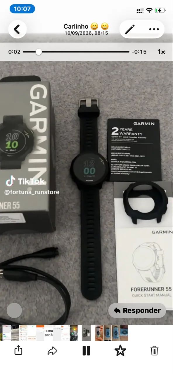 Relógio Garmin Forerunner 55