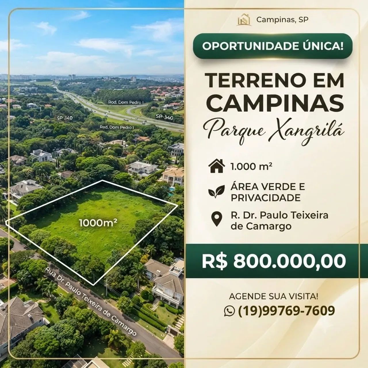 Terreno Parque Xangrilá- Campinas/SP