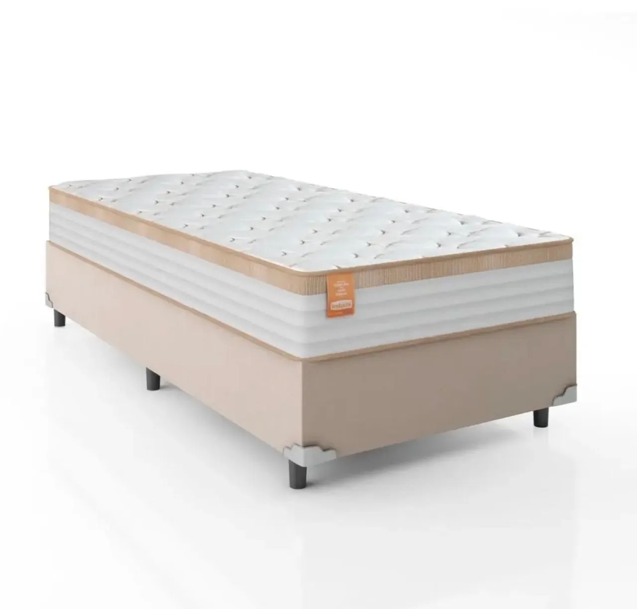 Cama box solteiro molas ensacadas