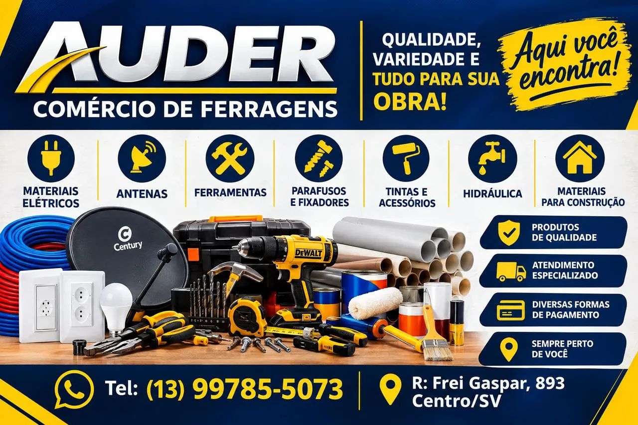AUDER comércio e ferragens  - Foto 2