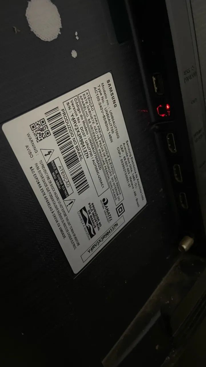 Televisão 50 polegadas smart tv led (com defeito) - Foto 3
